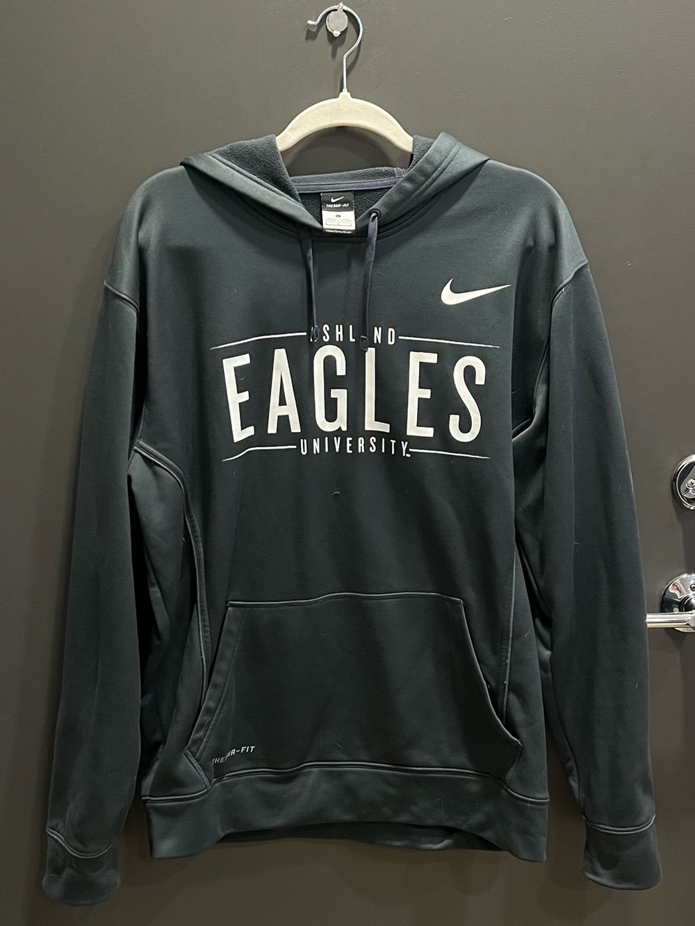 Nike Therma-FIT Ashland University Eagles Black Hoodie – Size Large